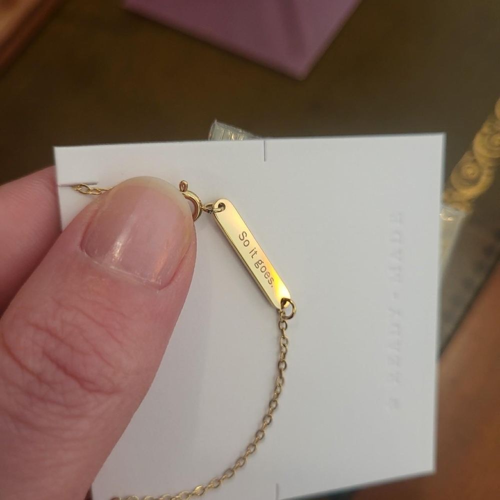 Nwt Ready Made 18" Universal Necklace with Engraving